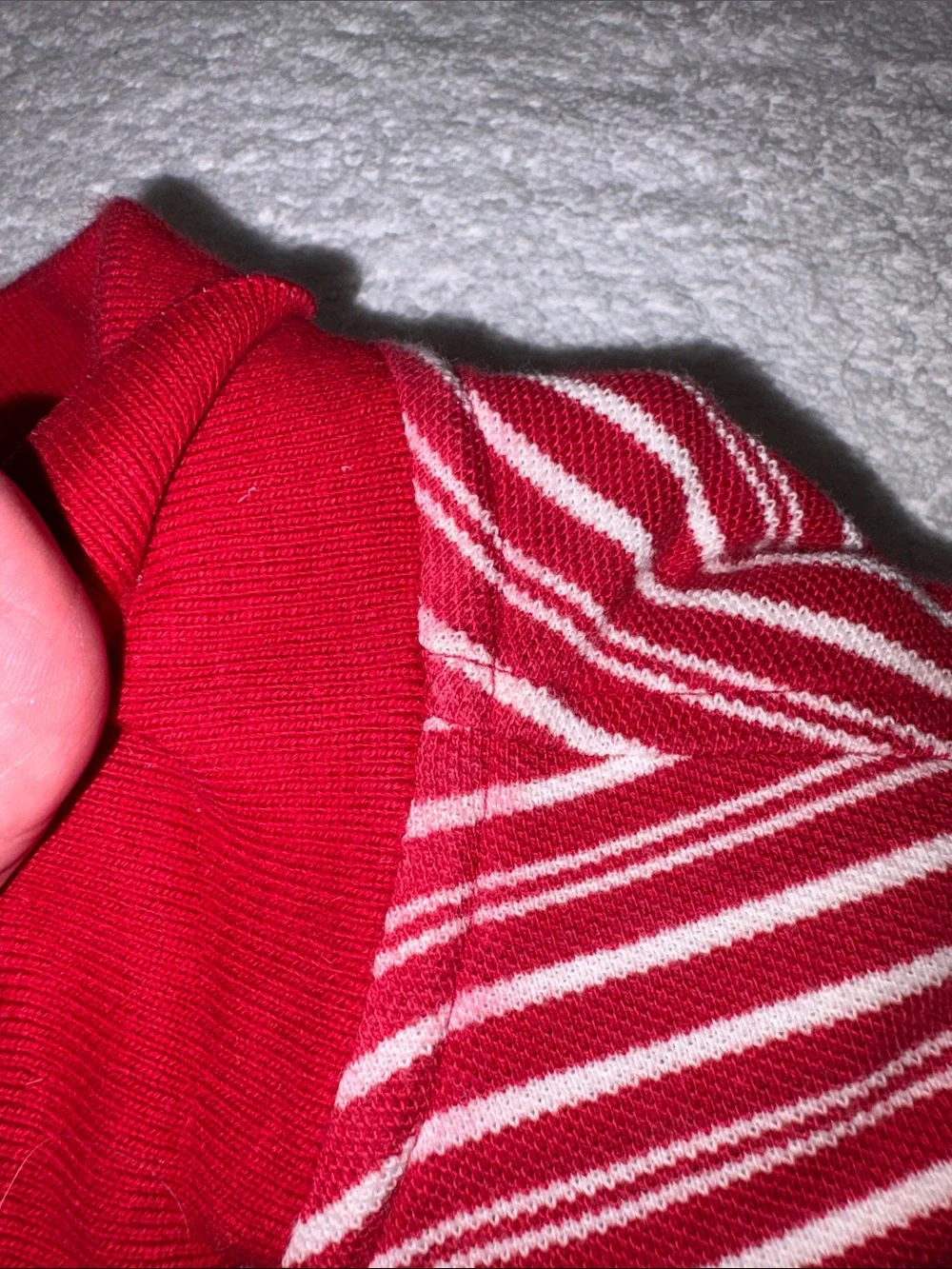 Ralph Lauren Red & White Striped Polo-Knit Dress for Kids size 6